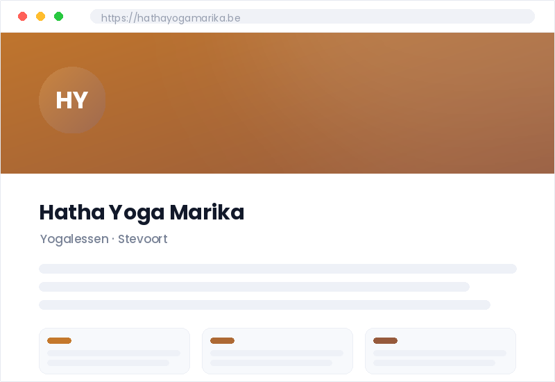 Website Hatha Yoga Marika